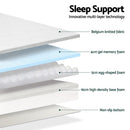 Giselle Bedding Memory Foam Mattress Bed Cool Gel Non Spring 25cm Queen - RnR Galore