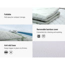 Giselle Bedding Memory Foam Mattress Topper 7 - Zone 8cm Single - RnR Galore