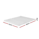 Giselle Bedding Memory Foam Mattress Topper 7 - Zone Airflow Pad 8cm Double White - RnR Galore