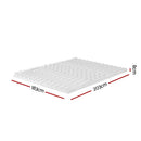 Giselle Bedding Memory Foam Mattress Topper 7 - Zone Airflow Pad 8cm King White - RnR Galore