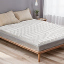 Giselle Bedding Memory Foam Mattress Topper 7 - Zone Airflow Pad 8cm Single White - RnR Galore