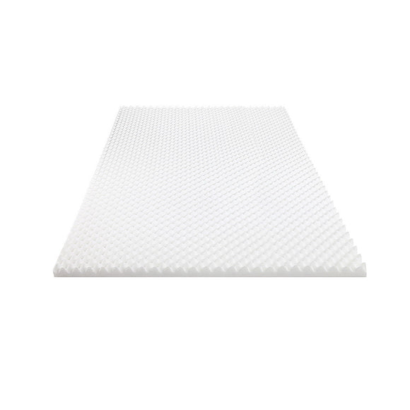 Giselle Bedding Memory Foam Mattress Topper Egg Crate 5cm Single - RnR Galore