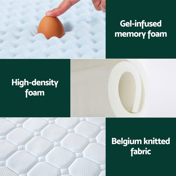 Giselle Mattress Cool Gel Foam 25cm King Single - RnR Galore