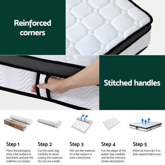 Giselle Mattress Cool Gel Foam 25cm Queen - RnR Galore