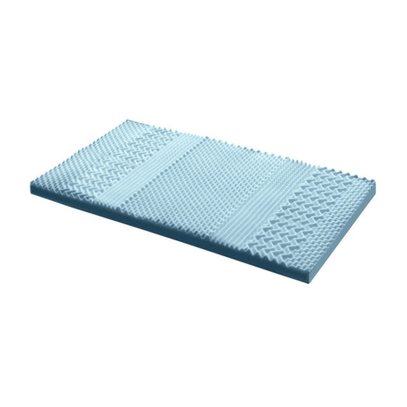 Giselle Memory Foam Mattress Topper 7 - Zone 8cm King Single - RnR Galore