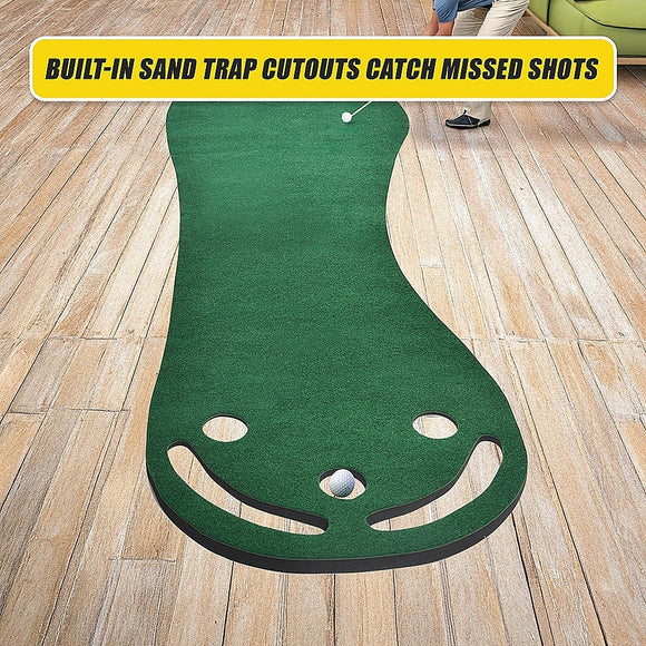 Golf Putting Green Par Three 95cm x 275cm - RnR Galore