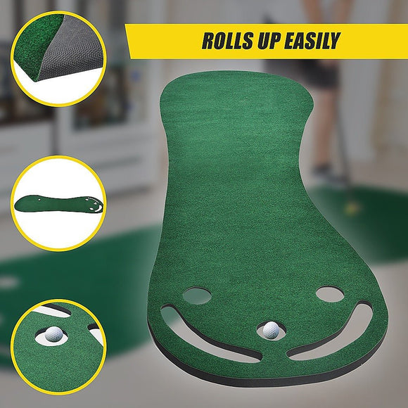 Golf Putting Green Par Three 95cm x 275cm - RnR Galore