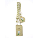 Green Chic Floral Embroidered 2 - in - 1 Crossbody Phone Bag with Coin Purse - RnR Galore