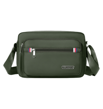 Green Dual - Style Men's Oxford Cloth Crossbody Bag Bundle - Oxford Cloth Business Shoulder Bag, Multi - Functional Large Capacity, Fits 8 - inch Tablet - RnR Galore