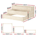 Green Fingers 3 - Tier Wooden Raised Garden Bed Elevated Ground Vegetable Planter Box - RnR Galore
