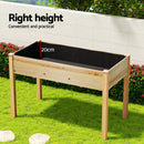 Green Fingers Garden Bed Elevated 120x60x80cm Wooden Planter Box Raised Container - RnR Galore