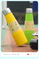 Green Premium 304 Stainless Steel Vacuum Insulated Water Bottle - 532ml Large Capacity Sports Flask with 12 - 24 Hour Thermal Retention, Leak - Proof Portable Travel Mug for Gym, Office, Car and Outdoor Activities - RnR Galore