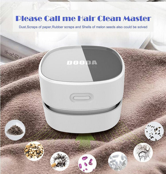 Green Rechargeable Cordless Mini Desktop Vacuum - Portable Handheld Cleaner for Desk, Keyboard, Crumb & Dust - RnR Galore