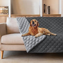 Grey 2 - Sided Waterproof Pet Sofa Cover - Dog Bed Protector Blanket for Furniture, Couches & Car Seats (75x180cm, Machine Washable) - RnR Galore