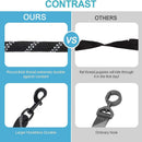 Grey 3 - in - 1 Tangle - Free Dog Leash for 1 - 3 Dogs - Heavy Duty Bungee Coupler with Reflective Stitching & Padded Handle - RnR Galore