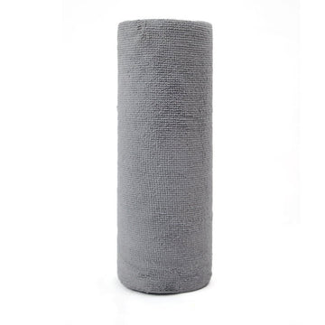 Grey 4 - Roll Pack, 80 Sheets Reusable Tear - Off Microfiber Cleaning Cloths - Non - Stick Oil & Absorbent Kitchen Wipes - RnR Galore
