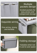 Grey Foldable Sofa Armrest Organizer With 3 - Zones - 20kg Load Capacity, Thickended Oxford Cloth Storage Bag for Dorms, Cars & Living Rooms - RnR Galore