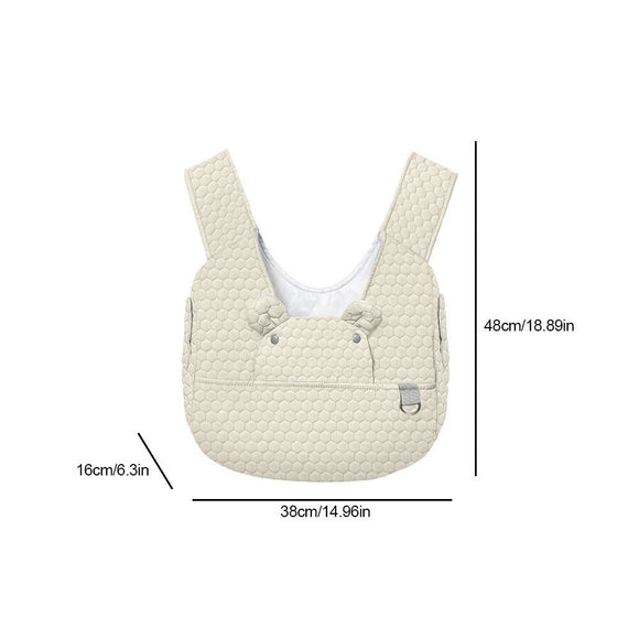 Grey Hands - Free Quilted Pet Carrier Sling - Soft & Comfortable Front Pack for Small Dogs and Cats - RnR Galore