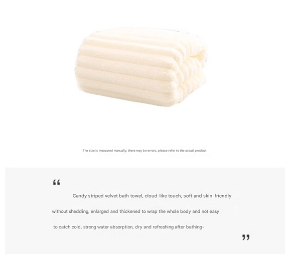 Grey Plush Ribbed Coral Fleece 3 - Piece Towel Set - Ultra Soft & Absorbent Bath, Hand Towel and Hair Wrap - RnR Galore