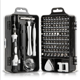 Grey Professional 115 - in - 1 Precision Screwdriver Set - Magnetic Repair Tool Kit for PC, Laptop, Phone & Electronics - RnR Galore