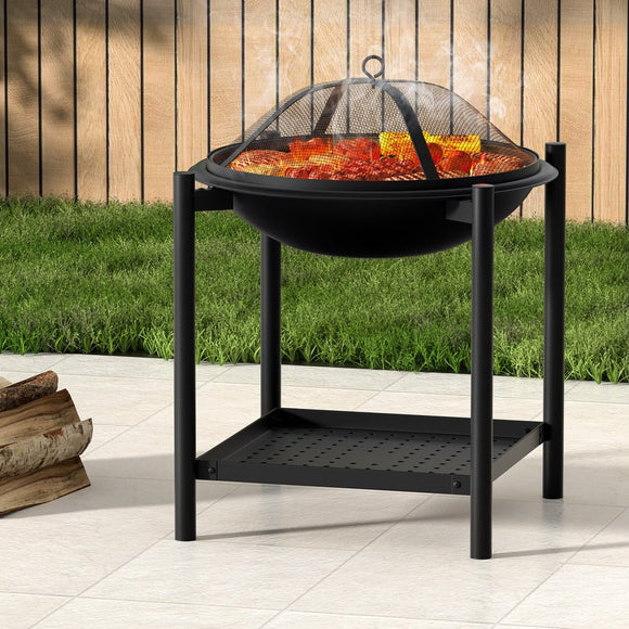 Grillz Fire Pit BBQ Grill 2 - in - 1 Outdoor - RnR Galore