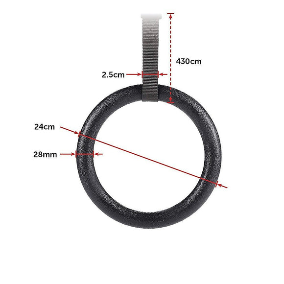 Gymnastic Rings – Adjustable Exercise Training Rings for Home & CrossFit Workouts - RnR Galore