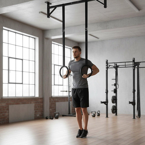 Gymnastic Rings – Adjustable Exercise Training Rings for Home & CrossFit Workouts - RnR Galore