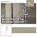 Hand Held Shower Rail Soap Dish Bathroom Set - RnR Galore