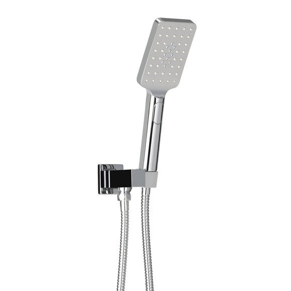 Handheld Shower Head Holder 3.1'' High Pressure Silver - RnR Galore