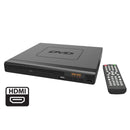 HDMI DVD Player (Black) w/ Remote Control, Compact Size, 8 Languages - RnR Galore