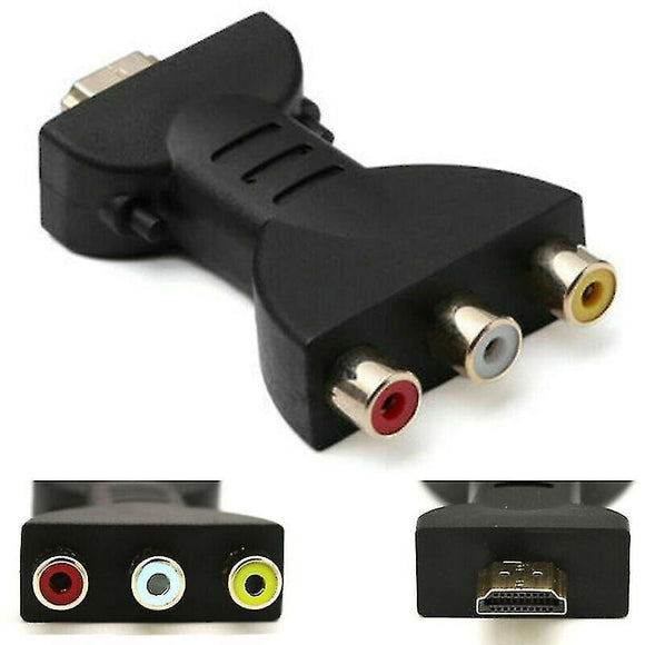 HDMI to 3 RCA AV Audio Video Adapter Converter - RnR Galore