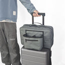 Heather Grey Versatile Travel Organizer Bag with Luggage Sleeve - Portable Carry - On for Laptop, Shoes & Accessories - RnR Galore
