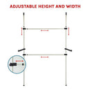 Heavy Duty Adjust Clothes Rail Storage Garment Shelf Hanging Display Stand Rack - RnR Galore