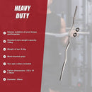 Heavy Duty EZ Curl Barbell – Weightlifting Bar with Spinlock Collars for Gym Training - RnR Galore