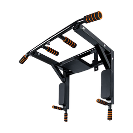 Heavy Duty Wall Mounted Power Station Pull Up Dip Knee Raise Bar - RnR Galore