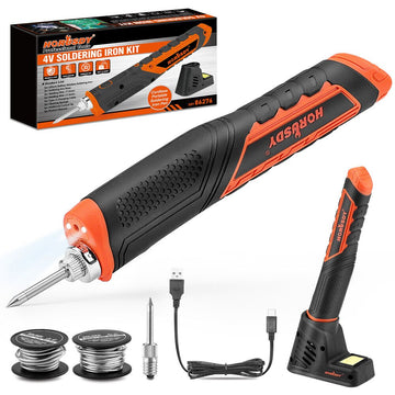 HORUSDY 8W 4V Max Cordless Soldering Iron Rechargeable with Lithium-Ion Battery - RnR Galore