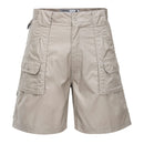 HUSKI Mens Cargo Shorts Work Casual Workwear - Bone - 3XL (107cm Waist) - RnR Galore