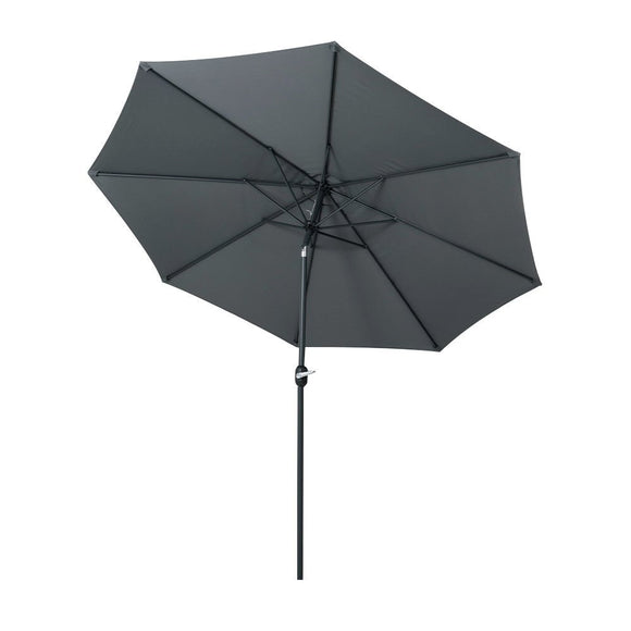 Instahut 3m Outdoor Umbrella Beach Pole Garden Patio Tilt Charcoal - RnR Galore
