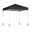 Instahut Gazebo 2x2m Outdoor Patio Garden Marquee Shade w/ Base Pods Black - RnR Galore