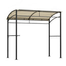 Instahut Gazebo Outdoor BBQ Grill Patio Garden Marquee Shade Shelter Shelf Hooks Beige - RnR Galore