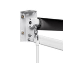 Instahut Retractable Folding Arm Awning Manual Sunshade 4Mx2.5M Grey - RnR Galore