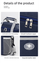 Insulated Lunch Bag Thermal Cooler Tote with Adjustable Shoulder Strap Waterproof Lining for Work School & Picnics Black Small - RnR Galore