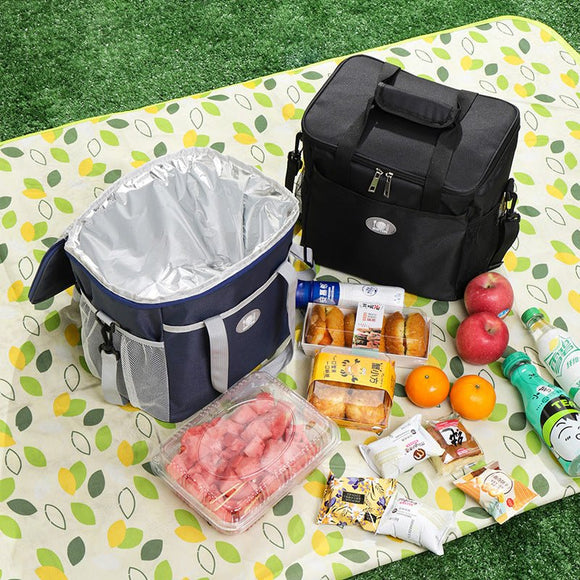 Insulated Lunch Bag Thermal Cooler Tote with Adjustable Shoulder Strap Waterproof Lining for Work School & Picnics Pink Small - RnR Galore