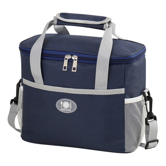 Insulated Lunch Bag Thermal Cooler Tote with Adjustable Shoulder Strap Waterproof Lining for Work School & Picnics Purple Small - RnR Galore