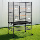 i.Pet Bird Cage Large Cages 160cm Parrot Aviary Stand - Alone Budgie Wheels Castor - RnR Galore