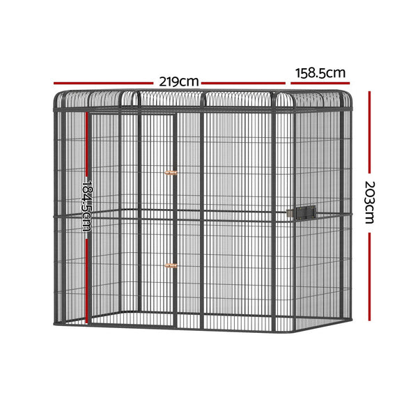 i.Pet Bird Cage Large Walk - in Aviary Budgie Perch Cage Parrot Pet Huge 203cm - RnR Galore