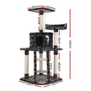 i.Pet Cat Tree 120cm Tower Scratching Post Scratcher Trees Bed Wood Condo Toys Bed - RnR Galore