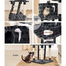 i.Pet Cat Tree 120cm Tower Scratching Post Scratcher Trees Bed Wood Condo Toys Bed - RnR Galore