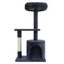 i.Pet Cat Tree 94cm Scratching Post Tower Scratcher Condo House Wood Trees Grey - RnR Galore