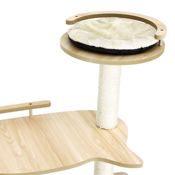 i.Pet Cat Tree Tower Scratching Post Scratcher 174cm Wood Bed Condo House Ladder - RnR Galore